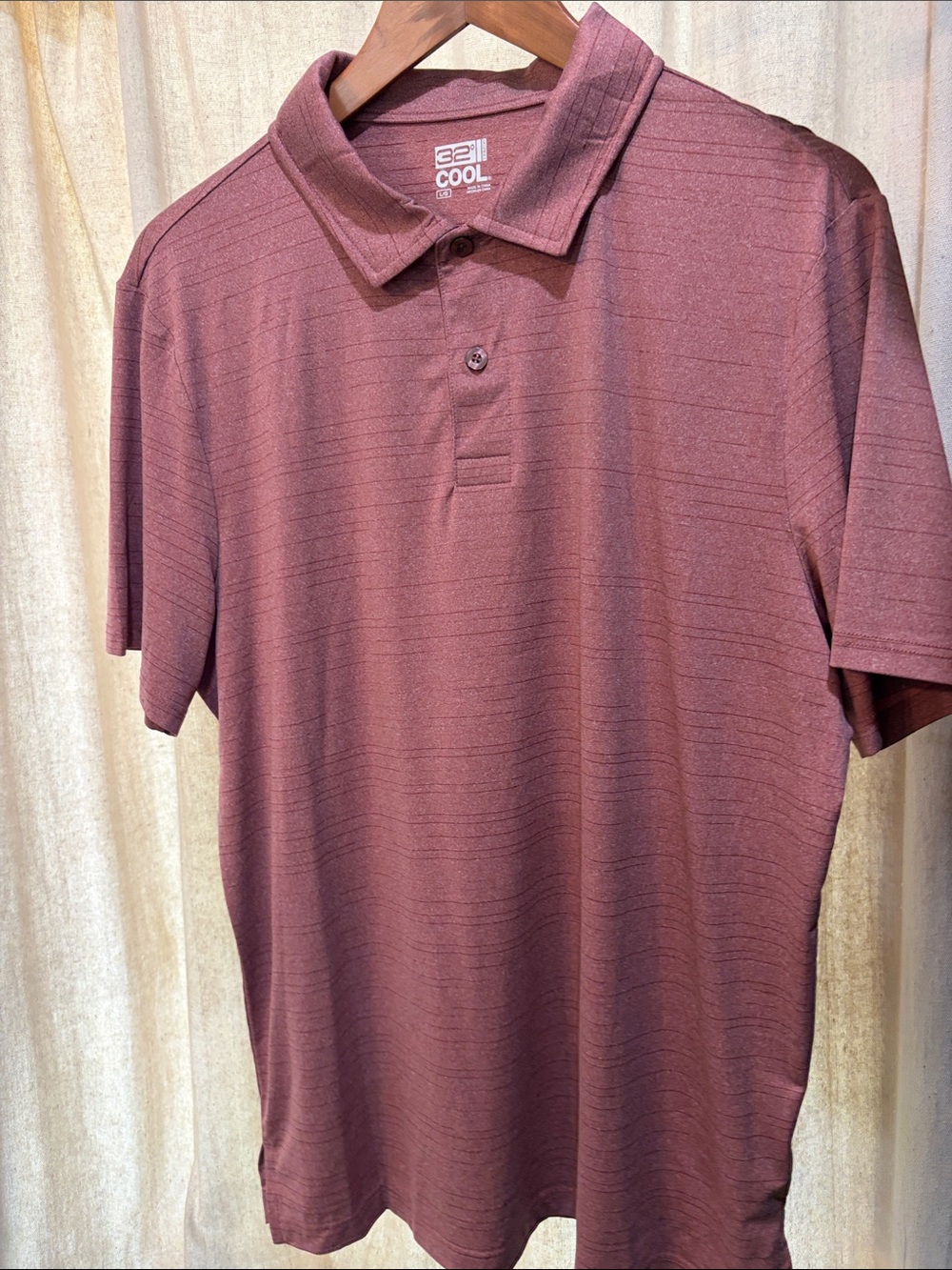 Men's Polo Shirt - Burgundy